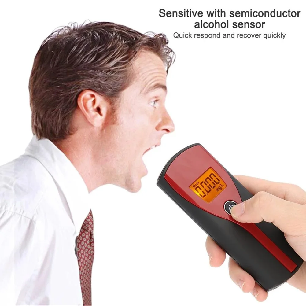 

6880 Breath Alcohol Tester Digital Breathalyzer Tester Non-Contact Body High Precision Alcohol Detection Device for Drivers New