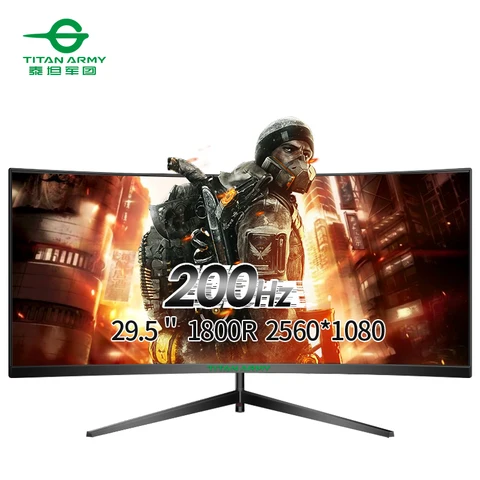 TITAN ARMY 30 дюймовый изогнутый игровой монитор 2K  черный