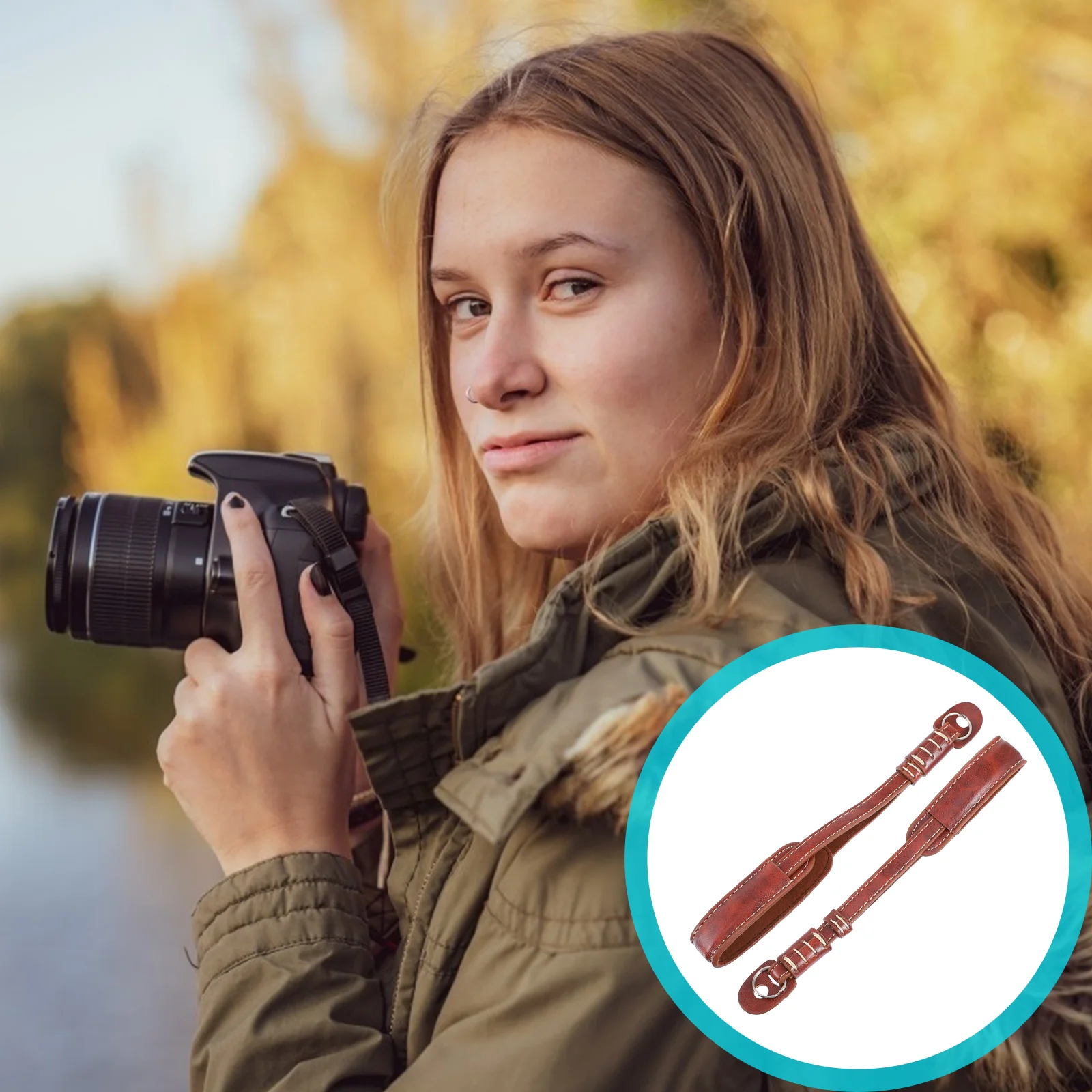 

2pcs Camera Wristbands SLR Camera Wrist Straps Camera Anti-skid Hand Grip Straps