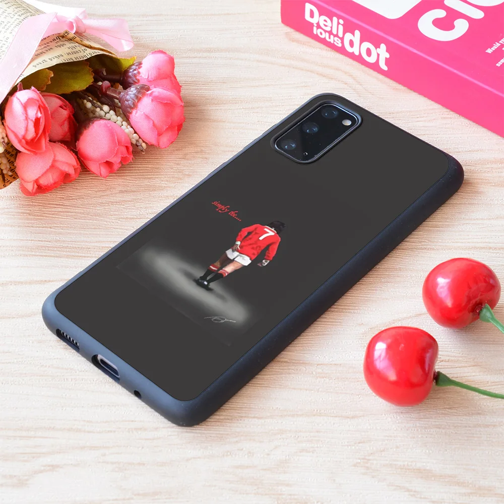 

For Samsung Galaxy Simply The..... Best George Best Man Utd Legend Print Soft Matt Phone Case