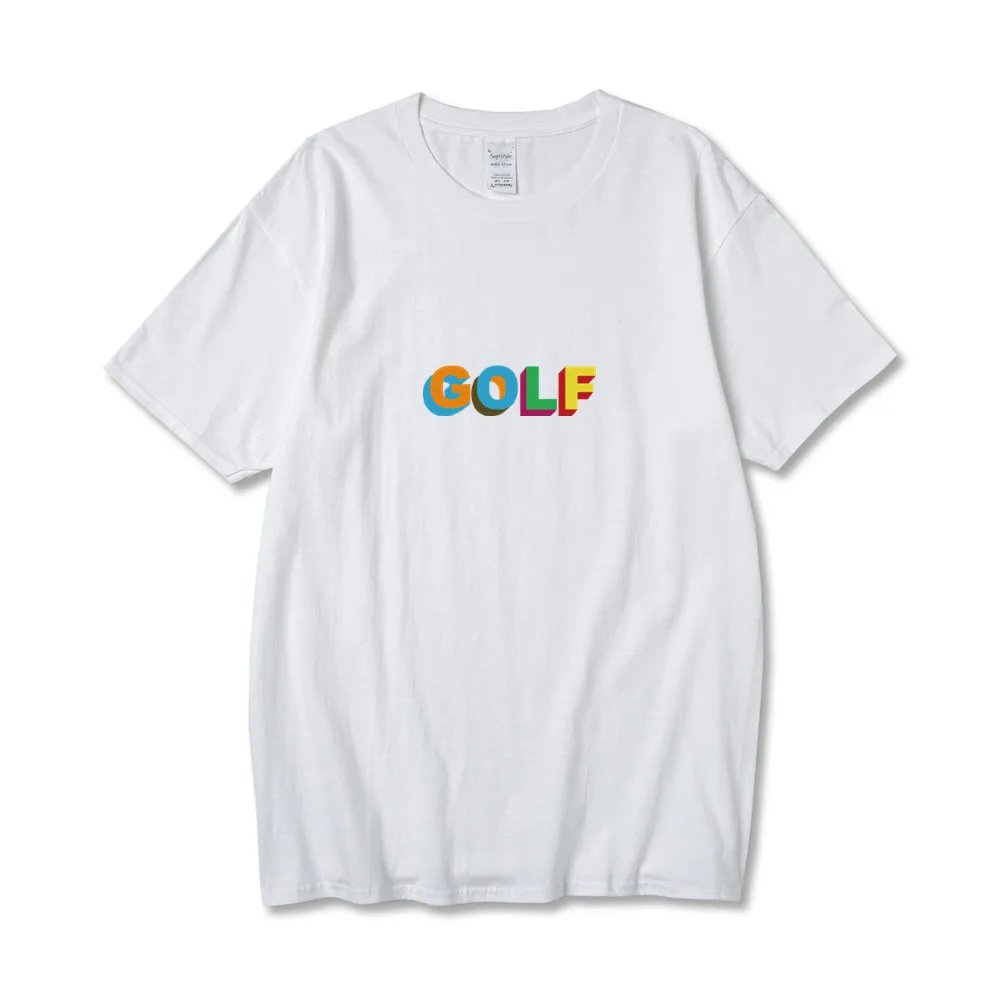 

Футболка мужская с надписью «Golf», топ с коротким рукавом, хлопковая тенниска, Повседневная забавная майка, Мужская одежда, лето