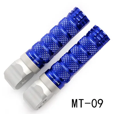 MT-09 blue 1 пара ЧПУ Алюминий мотоциклетные Задние подножки для ног ножная педаль для Yamaha MT07 MT-07 MT 07 MT09 MT-09 MT 09 - Цвет: MT-09 blue