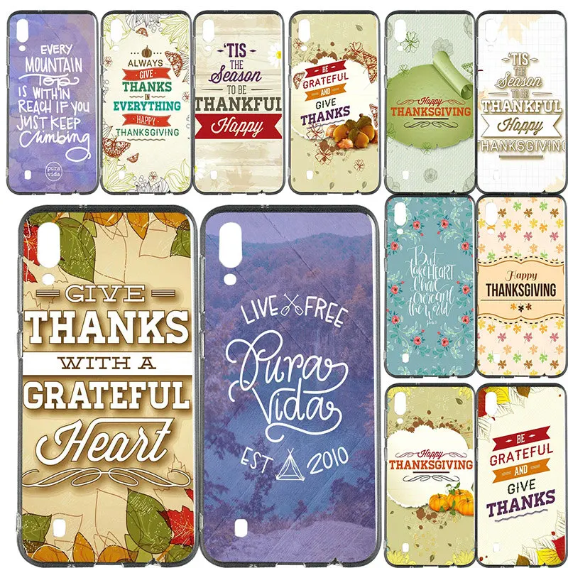 Счастливое спасибо дающий мягкий тонкий чехол для телефона Samsung Galaxy Note 8 9 S2 S3 S4 S5