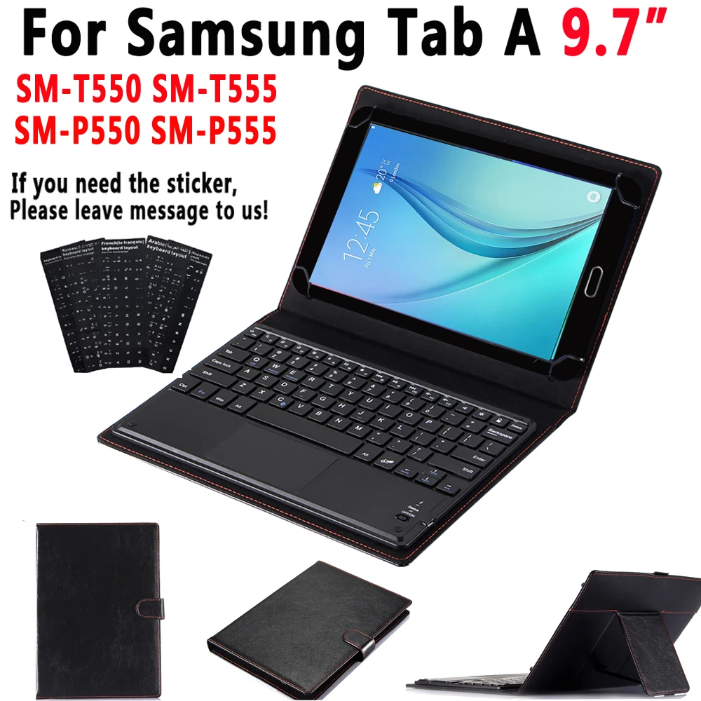 

Чехол с сенсорной панелью и клавиатурой для Samsung Galaxy Tab A 9,7 S