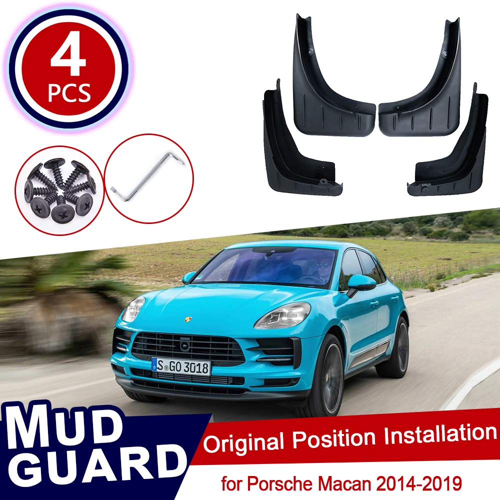 Брызговики для автомобиля Porsche Macan 2014 ~ 2019 брызговики автомобильные колеса
