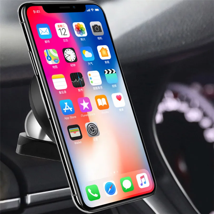 Магнитное автомобильное Qi Беспроводное зарядное устройство для iPhone 8 X XR XS для samsung s10 9 8 7 xiaomi Мобильный телефон быстрое зарядное устройство зарядная док-станция