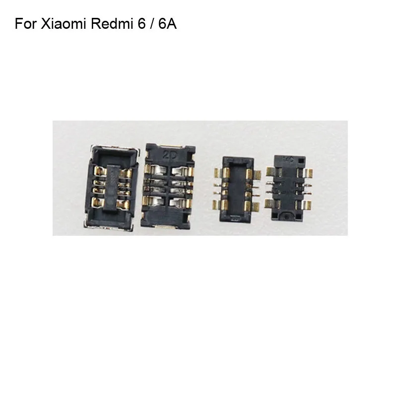 

2 шт. для Xiaomi Redmi 6 внутренний FPC Разъем Держатель аккумулятора зажим контактный сменный аккумулятор на гибкий кабель для Xiaomi Redmi 6A