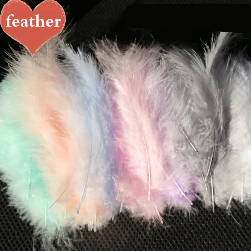 Пушистые перья индейки 100 шт./партия Разноцветные сделай сам аксессуары для