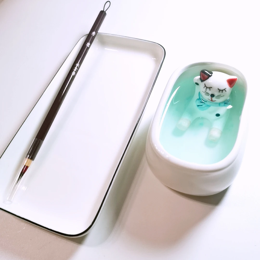 Ведро для чистки керамической краски 3 набора лотков держатель ручки акварельная