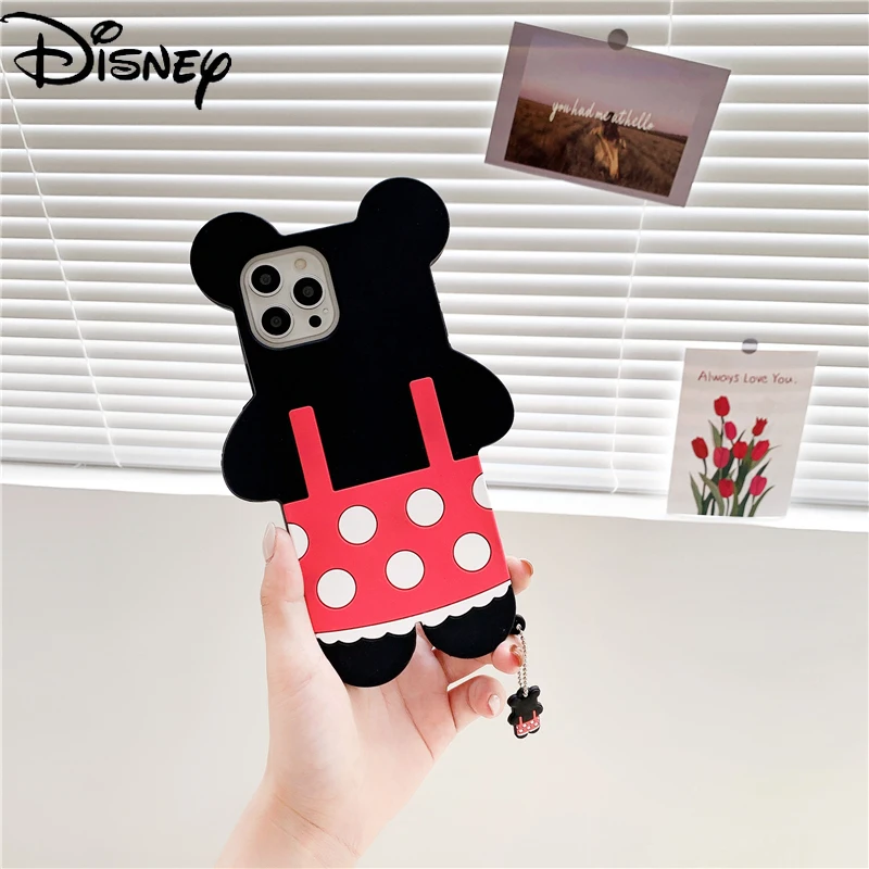 

Disney Minnie couple phone case with pendant for iphone 7/7p/8pkus/xsmax/xr/se/11pro/11promax/12/12mini/12promax/6s/6splus