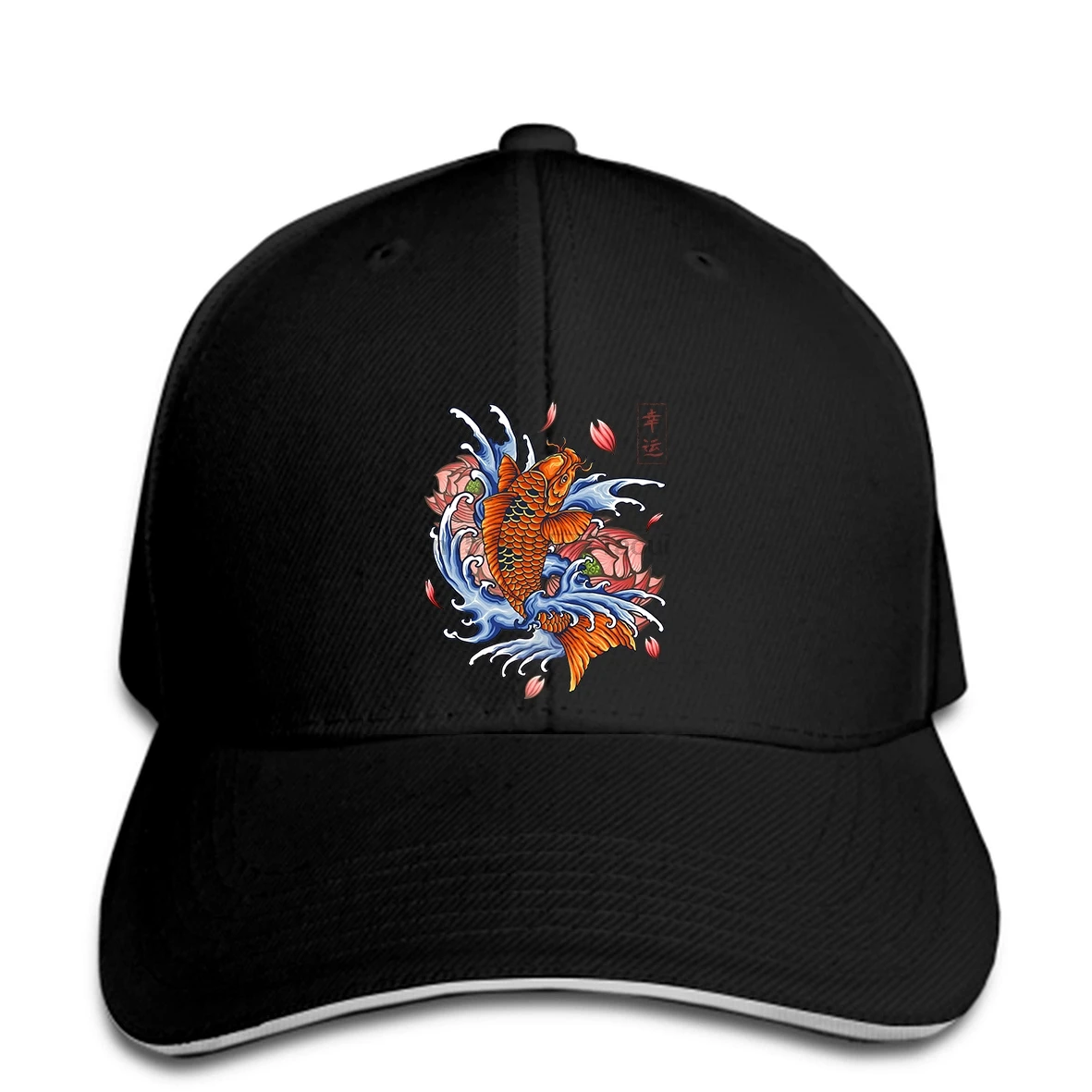 

Baseball cap Koi Fish Baseball caps Yakuza Tattoo Japanese Art Men Unisex 2019 Men Print hat Fashion