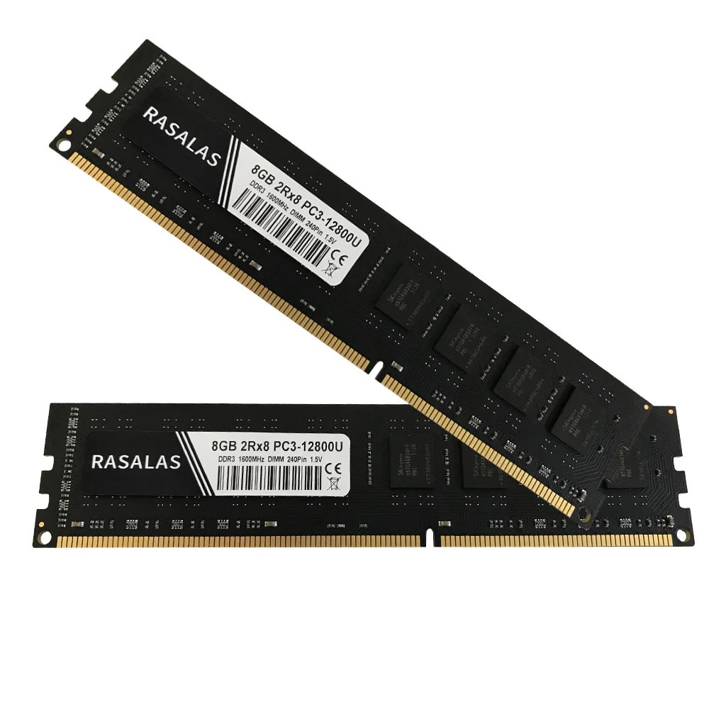 rasalas ddr3 ram 4gb 8gb 1066mhz 1333mhz 1600mhz desktop memory 240 pin non ecc dimm memoria ram free global shipping