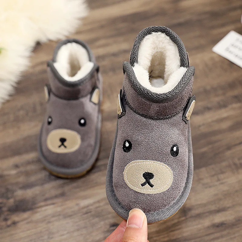 Ботинки детские зимние с плюшевой подкладкой для мальчиков и девочек От 1 до 10 лет