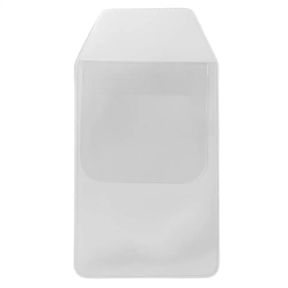 White Clear XRHYY 2 шт сверхмощный разные цвета ПВХ ручки сумки доктора медсестры вставлены герметичный Карманный Протектор для школы больницы офиса - Цвет: White Clear