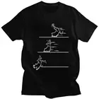 Футболки La Linea для катания на роликах, мужские, повседневные футболки с коротким рукавом, крутые анимированные Мультяшные футболки, хлопковые футболки