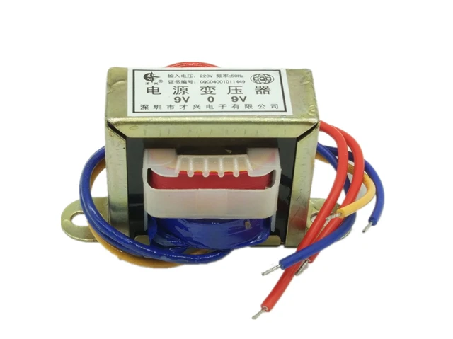 EI48 8W медный силовой трансформатор 8 Вт/ва 220 В до 6 в/9 В/12 В/15 В/18 в/24 В/30 в одиночный и