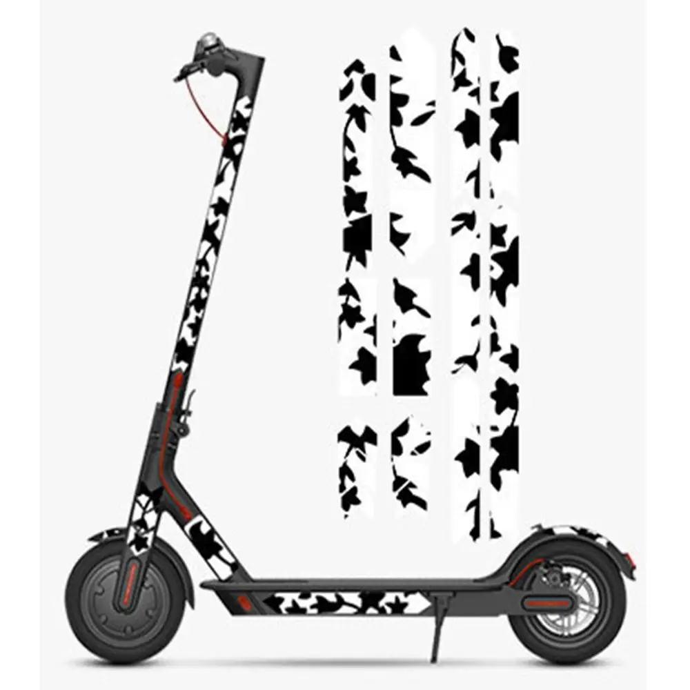 

Запасные части для скутера предупреждающие полосы аксессуары светоотражасветильник ярлыки Светоотражающие стикеры s наклейки для скейтбо...