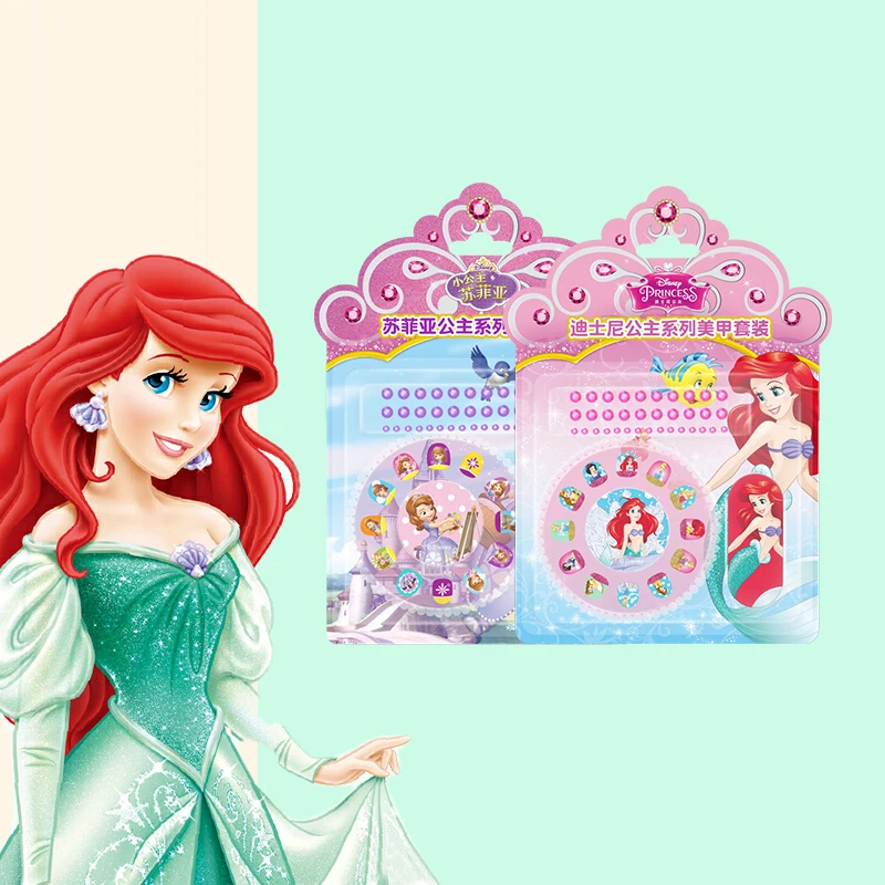 Disney Холодное сердце 2 платья Эльзы и Анны для девочек наклейки ногтей набор