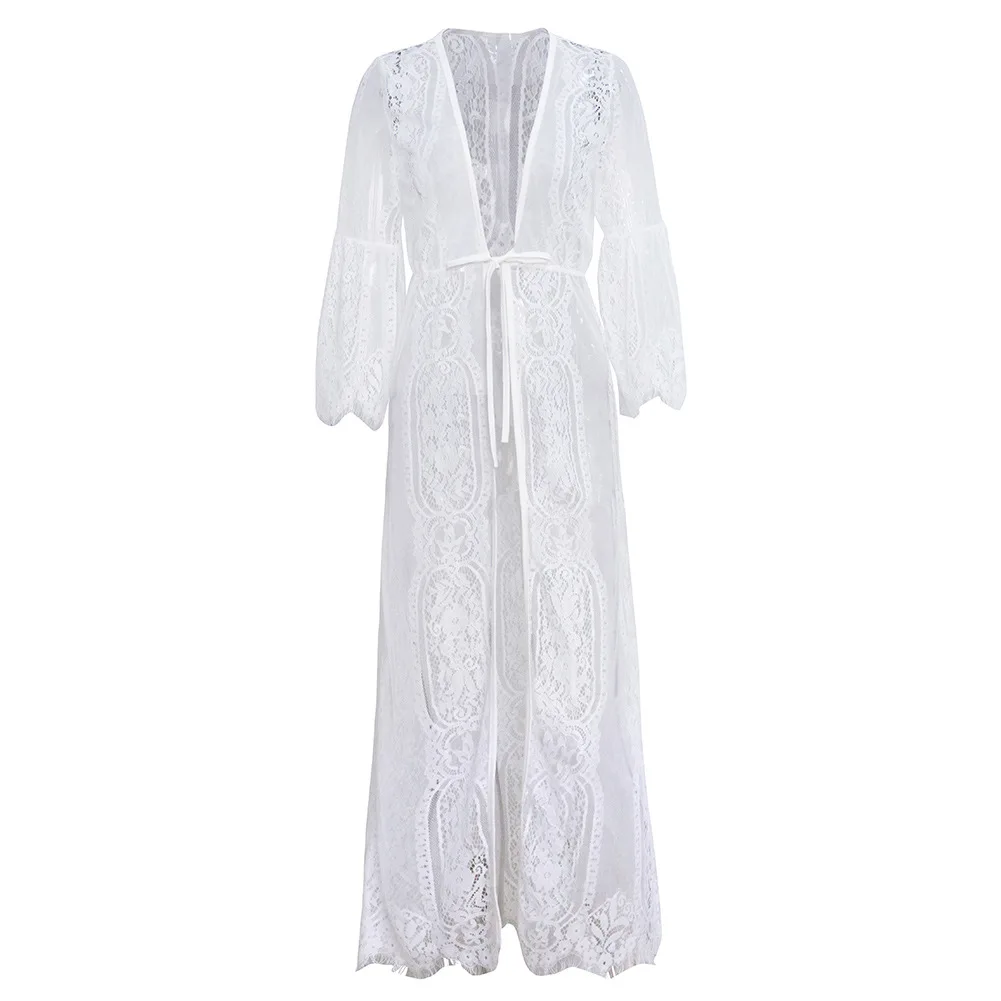 Женское платье в стиле бохо с длинным рукавом весна лето 2020 сексуальное