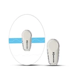 100 упаковок клейких пластырей, совместимых с Dexcom G6, водонепроницаемый пластырь для душа, предварительно нарезанный защитная лента от пота непрерывный глюкозный