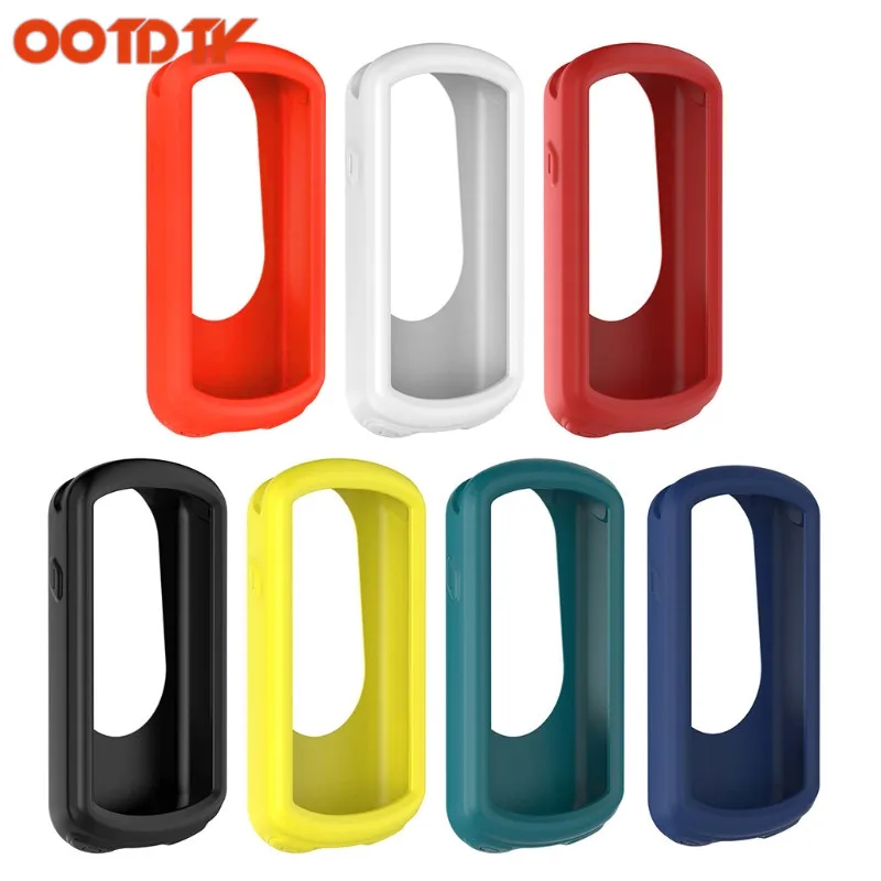 OOTDTY 7 Colors Multi-color soft Silicone Skin Case Cover For Garmin Edge 1030 GPS Cycling Computer dropshipping | Электроника