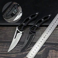 fixed blade outdoor knives %e2%80%8btactical survival hunting knife stainless steel stone wash blade camping jungle knife g10 handle
