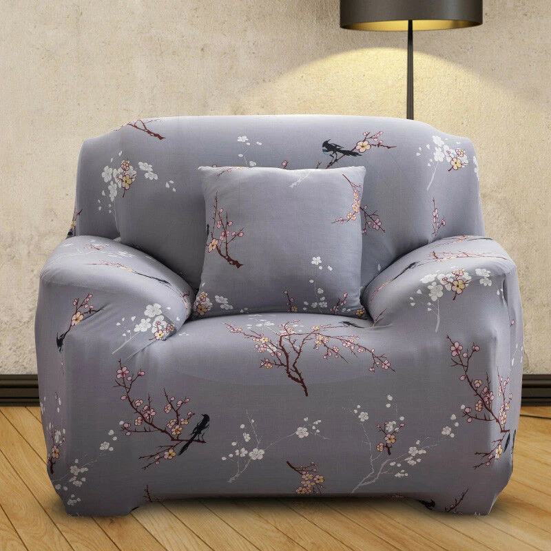 1/2/3/4 Seater Stretch Sofa Covers Couch Cover Elastic Slipcover Protector | Дом и сад