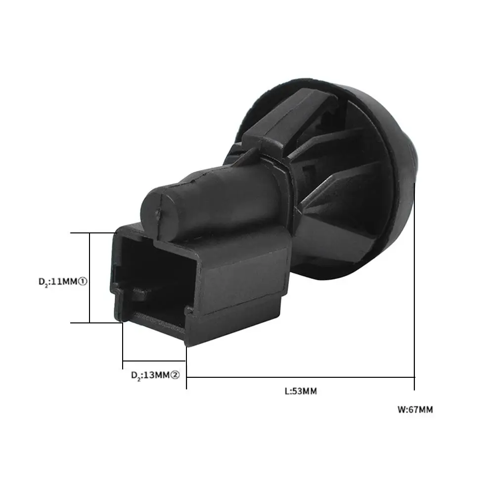 Универсальный Выключатель освесветильник для внутренней двери 2 шт. черный |