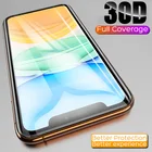 Защитное стекло 30D, закаленное, с полным покрытием для iPhone 11, 12 Pro Max, 6S, 7, 8 Plus, X, XR, XS