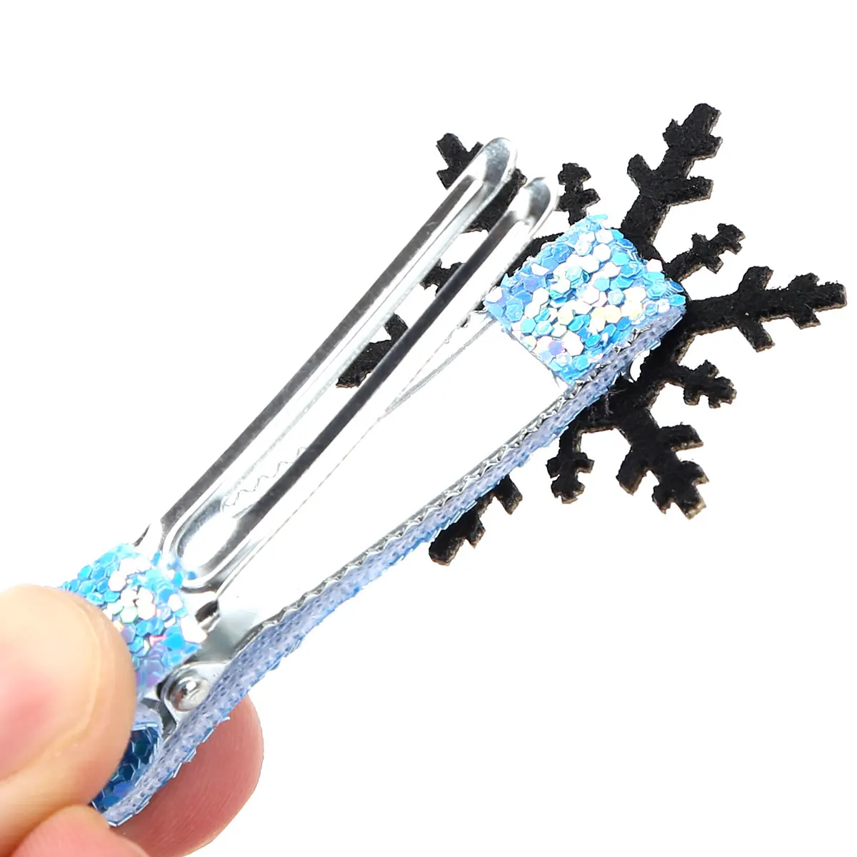 2 шт. заколки-пряжки для волос в виде снежинок | Тематическая одежда и униформа