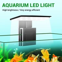 220v 5w slim led aquarium led light fish tank aquatic plant grow lighting waterproof clip on lamp for fish tank aquatic light