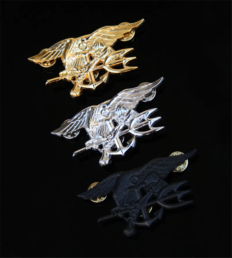 Мини-медаль американского флота морской котик Орел якорь тризун значок эмблема