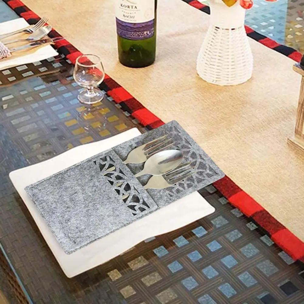 4 шт. рождественские сумки для столовых приборов