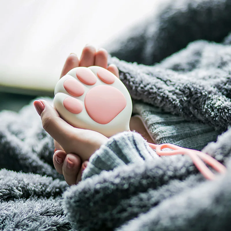 Мини-грелка для рук портативная многоразовая с зарядкой от USB 3000 мАч |