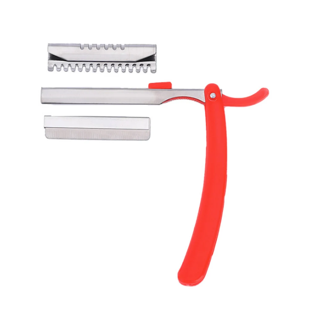 1 шт. бритва для бороды прямые складные бритвы бровей инструмент бритья случайный