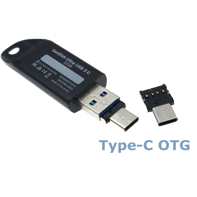 Портативный мини-конвертер Type-C в USB по лучшей цене OTG адаптер U-дисковый ридер для