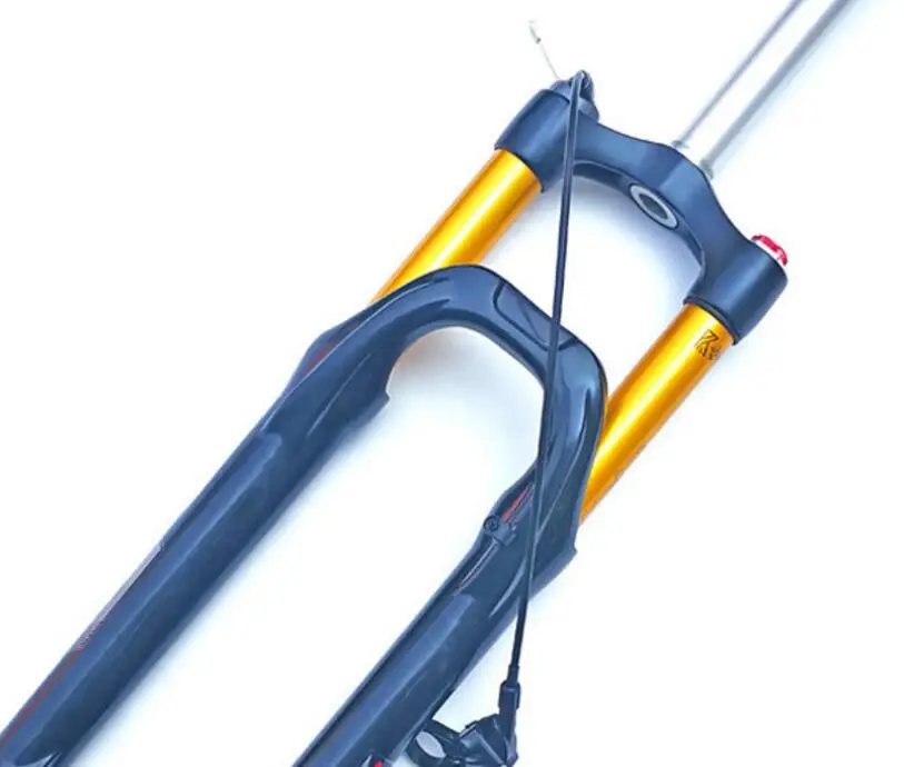 27.5 Remote Без логотипа Air MTB вилка rl100мм воздушный шок избегание дискового тормоза Велосипедная вилка 27," Путешествия 100 мм прямая трубка - Цвет: 27.5 Remote