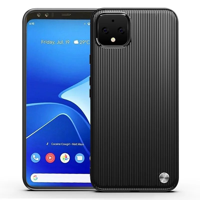 Silicone Phone Case For Google Pixel 4 XL Anti-fall Protective Bumper Cover Soft TPU Cases Coque | Мобильные телефоны и
