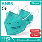 KN95 FFP2 маска FFP2mask CE Mascarillas FPP2 Mascarilla Маска Защитная маска Mondkapjes FFP2-Mascarilla KN95 GreenMask