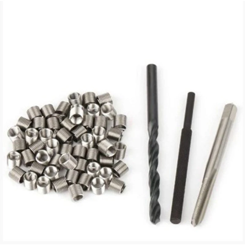 

Thread Repair Kit 20Pc M6X1.0X2D Thread Inserts & Drill Tap Set Restoring Damaged Thread Repair Insert Tool