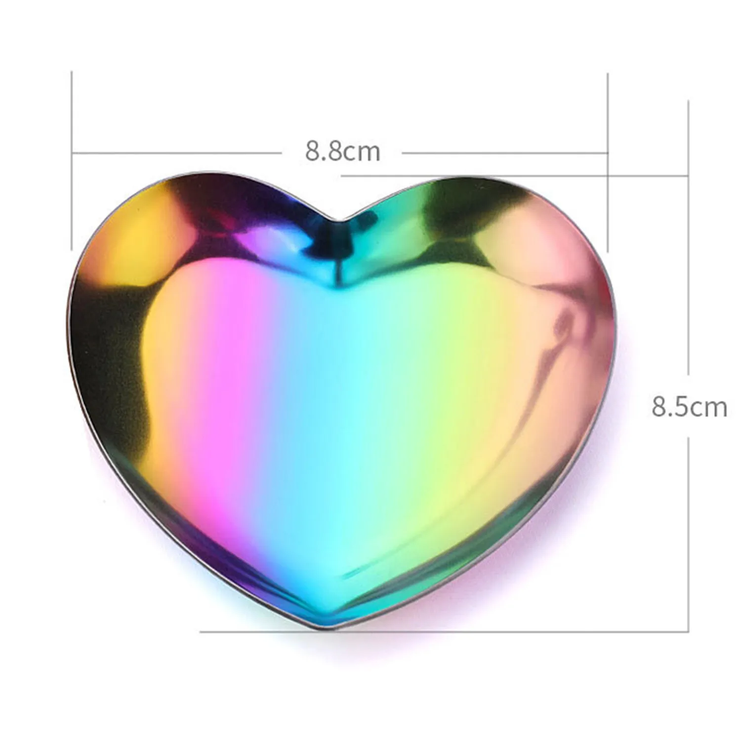 3 шт./компл. сервировочная тарелка в форме сердца для ювелирных изделий