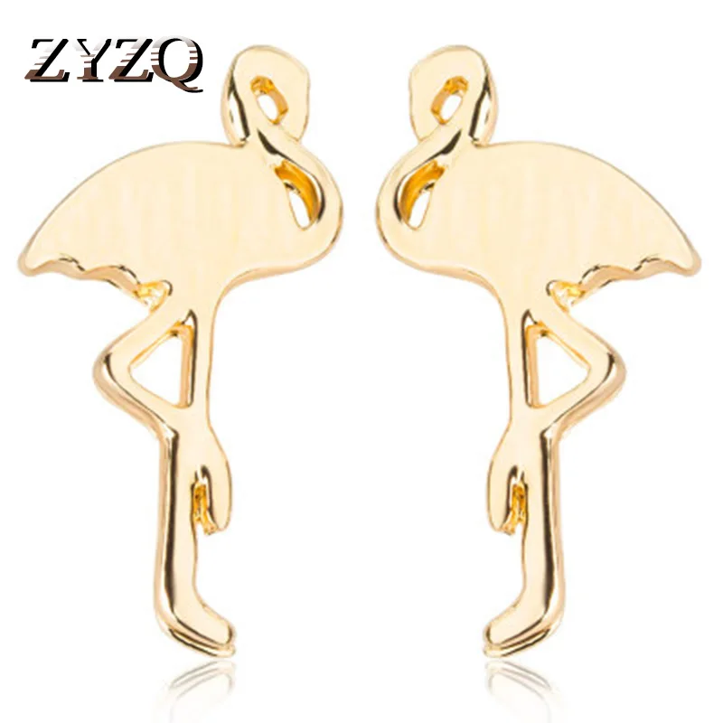 ZYZQ Романтический Горячая Распродажа! Креативные серьги-гвоздики с животными для