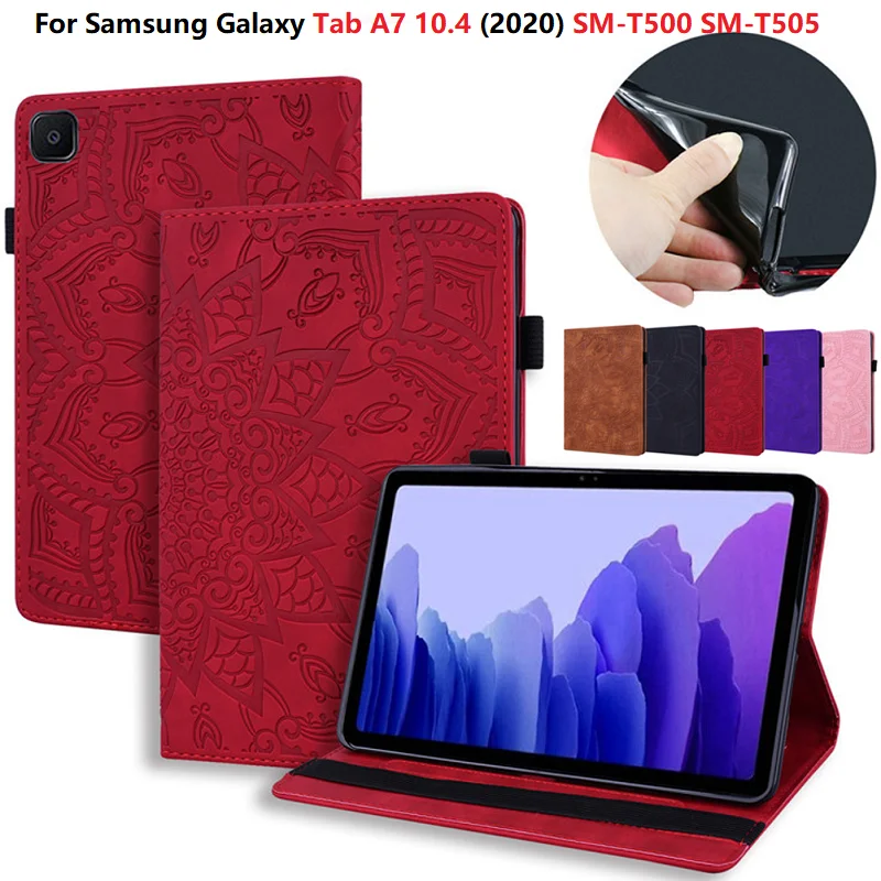 Умный чехол для Samsung Galaxy Tab A7 10 4 2020 дюйма флип с подставкой samsung дюйма|Чехлы