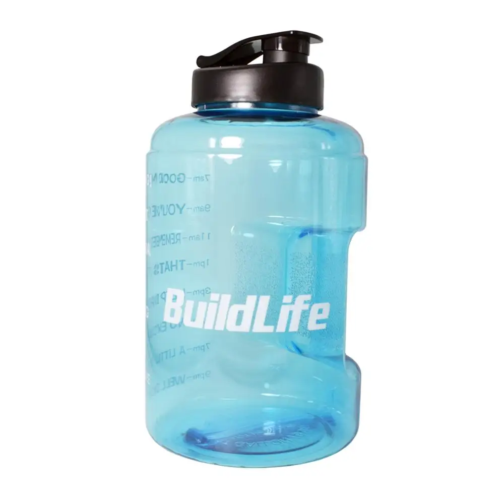 Sky Blue Buildlife 3.8L с широким горлышком 1 галлон бутылка для питьевой воды BPA бесплатно обучение большой емкости чайник для наружного кемпинга чайник кружка - Цвет: Sky Blue