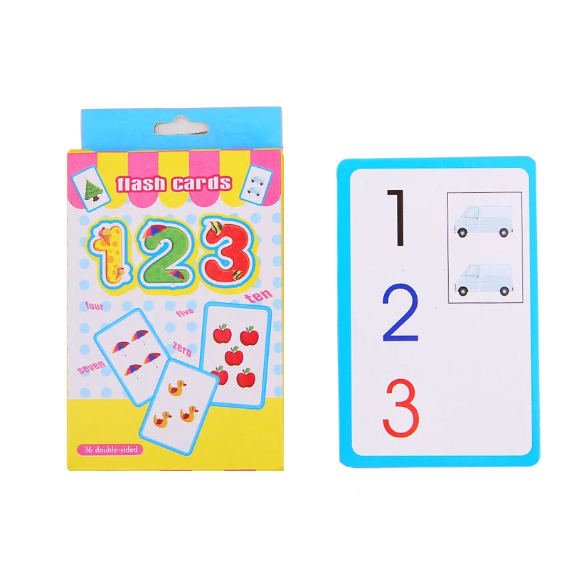 36 шт. Алфавит цифры карточки Монтессори Развивающие игрушки для детей чтения