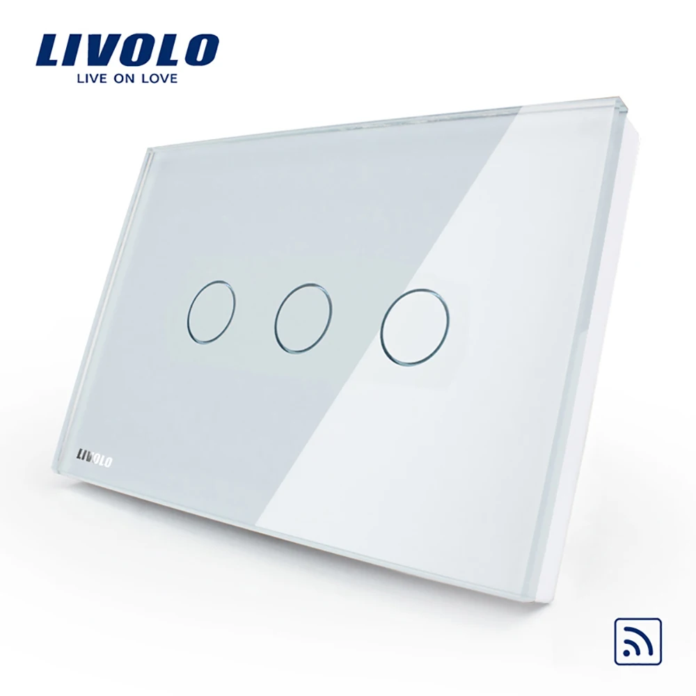 Сенсорный выключатель LIVOLO US AU standard 1 полоска переключатель беспроводное