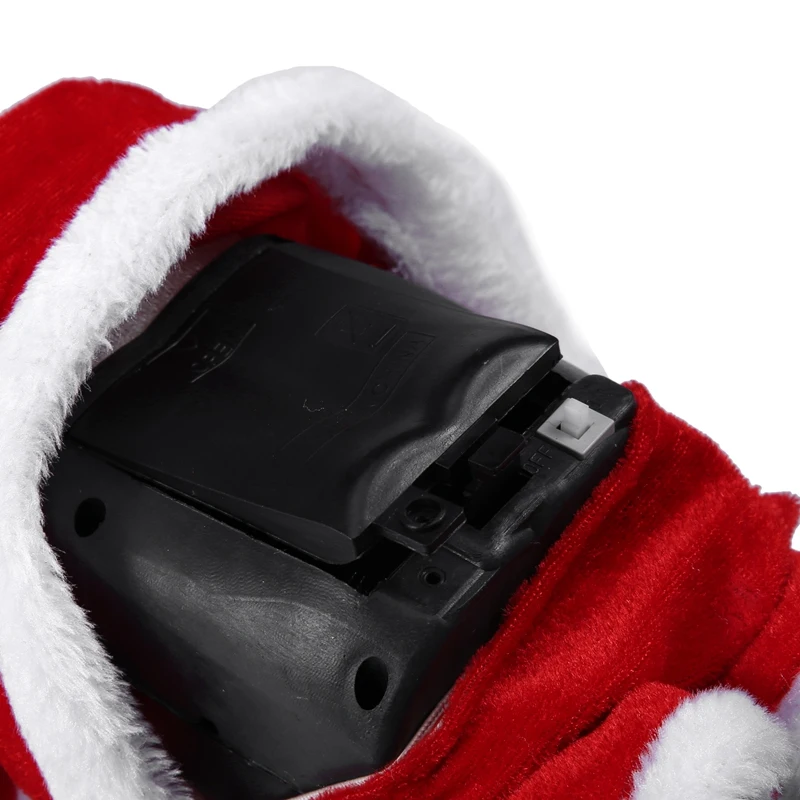 Креативная Рождественская электрическая карточка с надписью Санта-Клаус Поющая