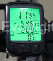 lcd computer odometer speed speedometer bike bicycle cycling waterproof meter
