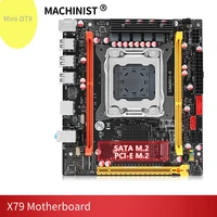 machinist x79 pc motherboard lga2011 support ddr3 ecc ram memory intel xeon e5 v1 v2 core cpus m 2 pci e mini mainboard x79 2 73
