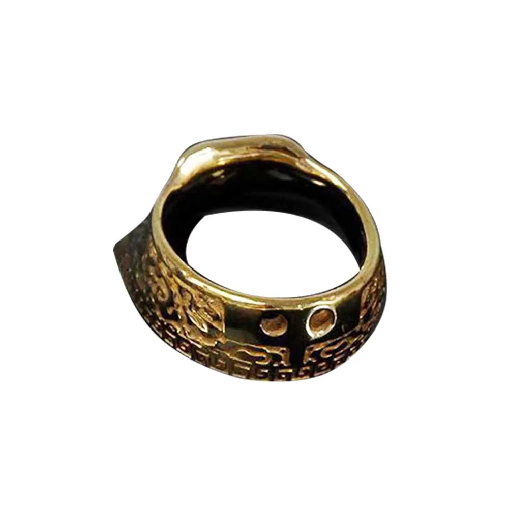 С веревкой прочное защитное кольцо практичное для стрельбы из лука защита